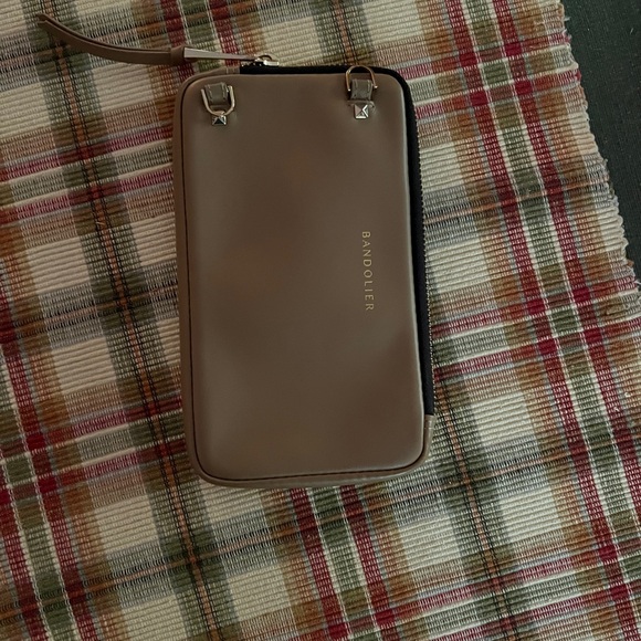 Bandolier Tan Leather Pouch with D-Rings. - Picture 1 of 5